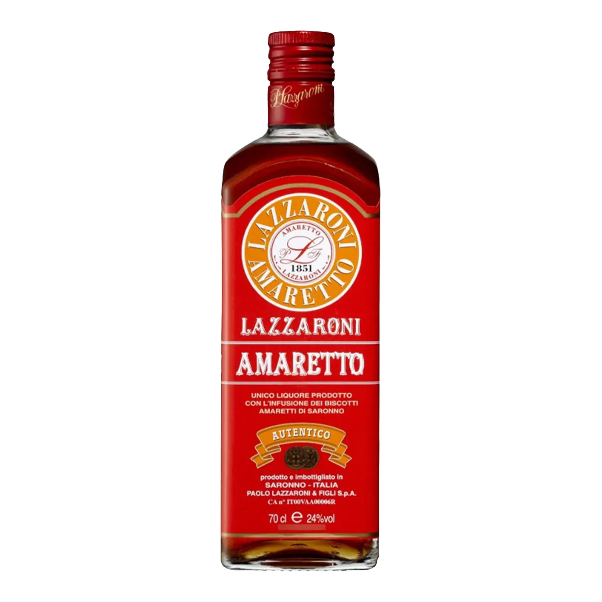 [LICRIT0001] LICOR LAZZARONI AMARETTO 6/700 ML.
